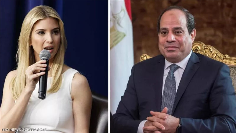 تغريدة جديدة من ايفانكا ترامب عن الرئيس السيسي..ماذا قالت؟