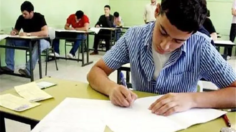 جدول امتحانات آخر العام  للصف الأول الثانوي 