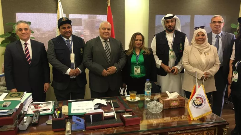 البرلمان العربي يشارك في متابعة الاستفتاء على التعديلات الدستورية (صور)