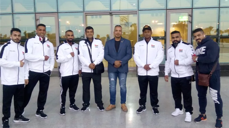 وصول المنتخب العماني للمشاركة في البطولة العربية 21 لكمال الاجسام