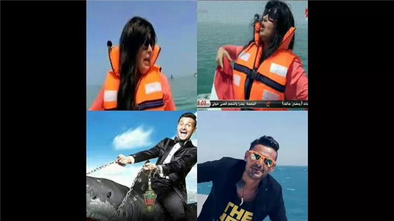 رامز في الشلال..رد فعل فيفي عبده على مقلب رامز جلال (فيديو)