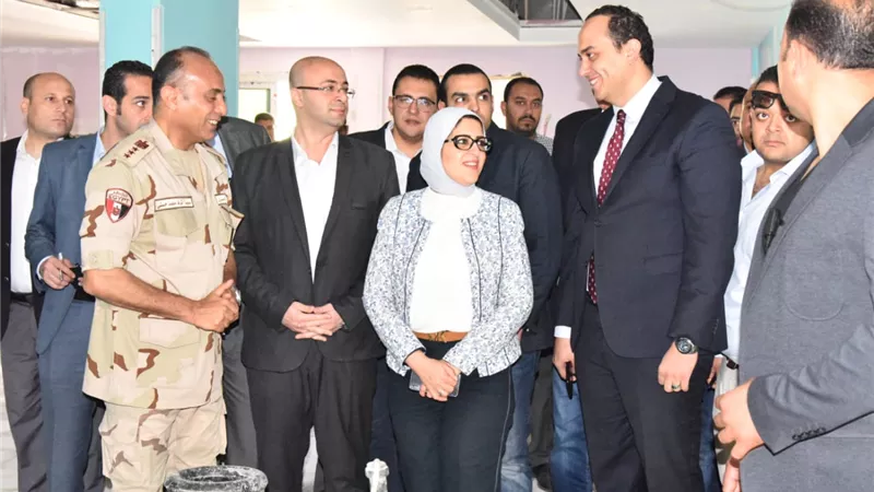 وزيرة الصحة توجه بسرعة إنهاء التجهيزات بمستشفى بور فؤاد العام تمهيدا لتطبيق التأمين الصحي الجديد(صور)