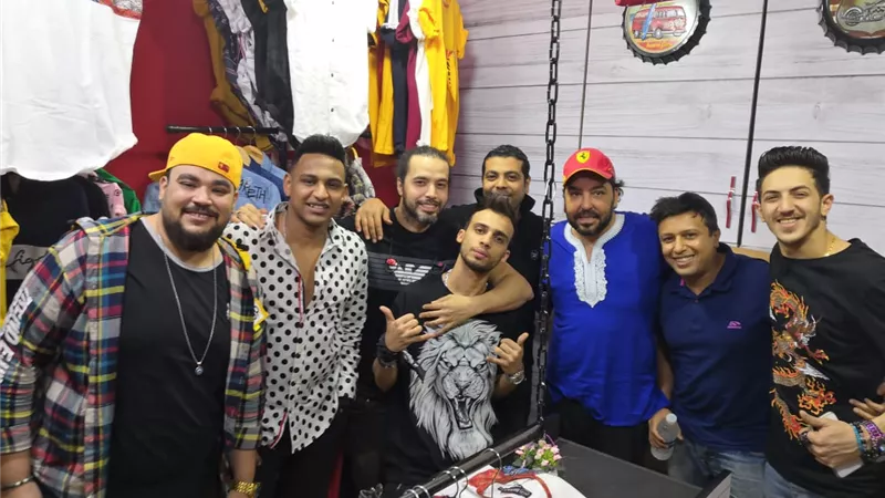 الجريني و حماده هلال والمدفعجية في افتتاح Number 1 (صور)