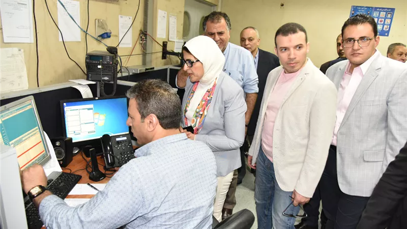 فى إطار متابعة تنفيذ خطة التأمين الطبي لاحتفالات العيد.. وزيرة الصحة تتفقد هيئة الإسعاف وتوجه بتقليل زمن الاستجابة للمواطنين