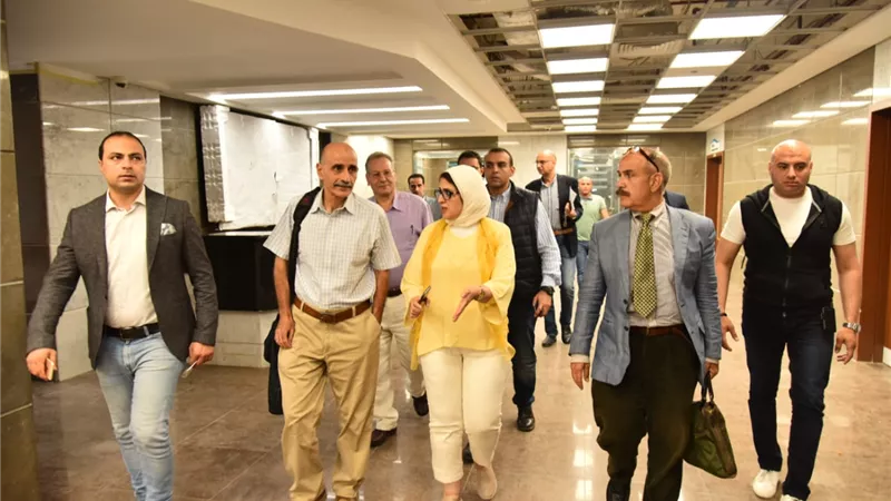 وزيرة الصحة تتفقد مركز مجدي يعقوب لجراحات قلب الأطفال بمستشفي النصر التخصصي ببورسعيد(صور)