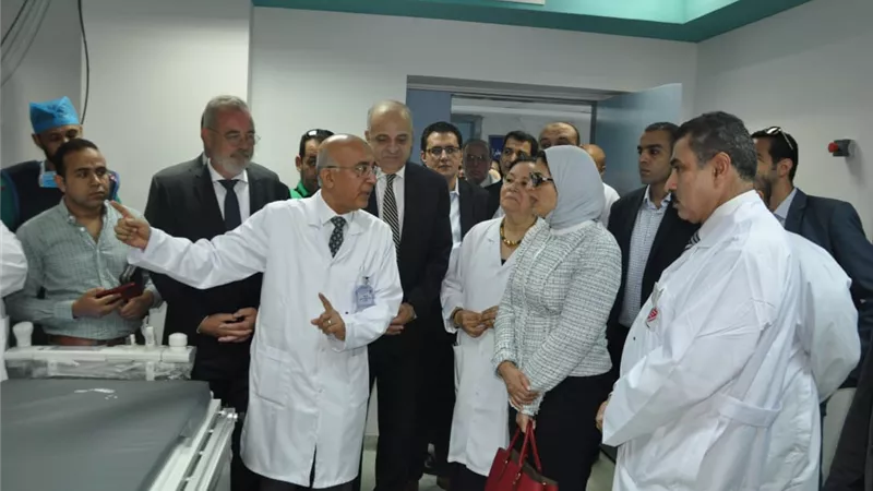 بعد توقفها منذ مارس الماضي..وزيرة الصحة تفتتح وحدة قسطرة كهرباء القلب بمعهد القلب القومي بتكلفة 6.3 ملايين جنيه (صور)