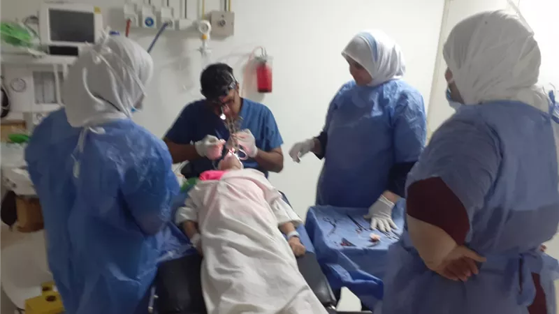 46 عملية جراحية فى قافلة الشئون الصحية بجنوب الجيزة (صور)