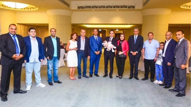  أحمد المسلماني يحتفل بمولودته الأولي
