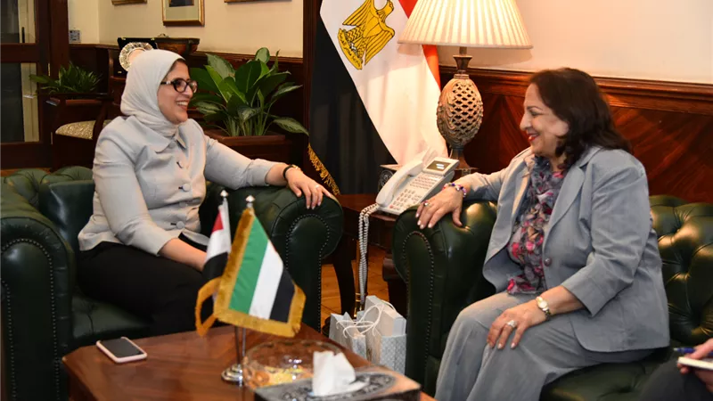 وزيرة الصحة خلال استقبالها وزيرة صحة فلسطين: مصر تدعم توفير احتياجات دولة فلسطين من المستحضرات الدوائية الطارئة (صور)