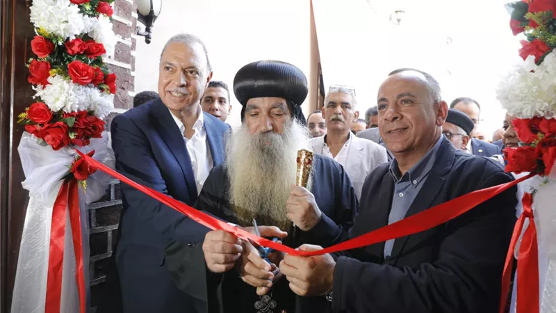 وزيري ومحافظ قنا يفتتحان دير الأنبا بضايا بنجع حمادي بعد ترميمه (صور)