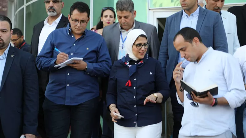 فى إطار الاستعدادات لتطبيق التأمين الصحي الجديد بمحافظة جنوب سيناء..وزيرة الصحة: 5778 مواطن قاموا بالتسجيل بالمنظومة الجديدة (صور)