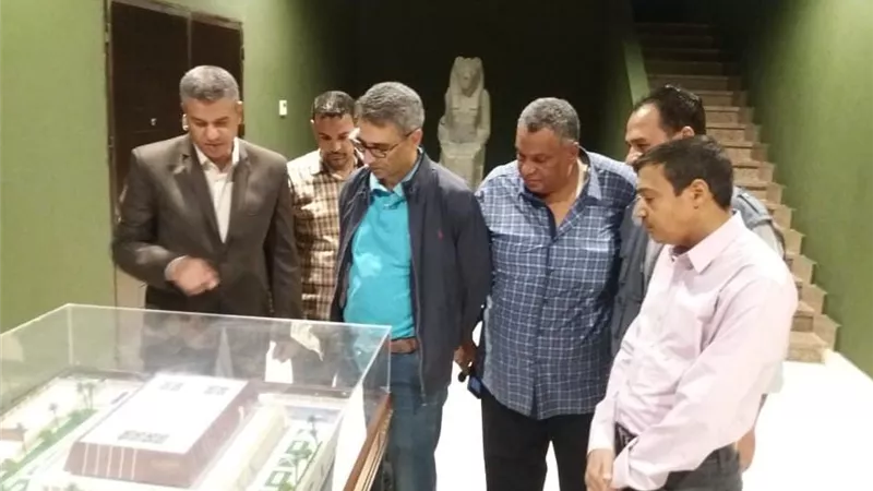 رئيس قطاع المتاحف يتفقد متاحف مصر العليا (صور)