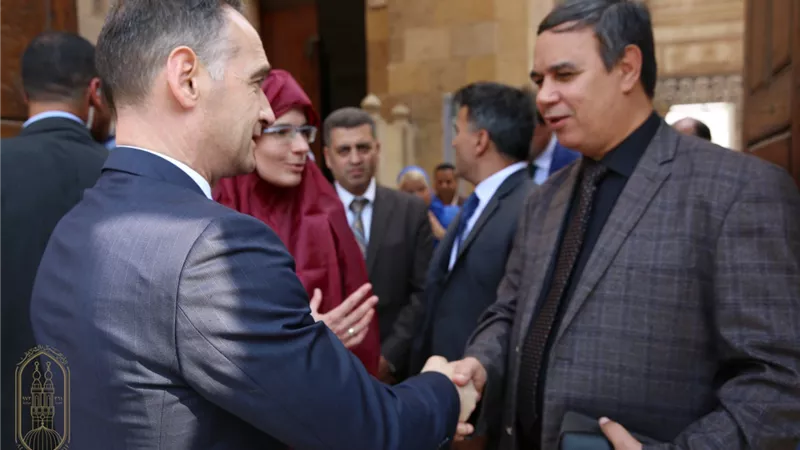 وزير خارجية ألمانيا يزور الجامع الأزهر (صور)