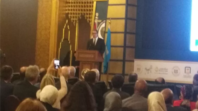 وزير الاثار يفتتح مؤتمر علم المصريات ويكرم العلماء ويؤكد : نرفض تهريب آثار مصر (صور)