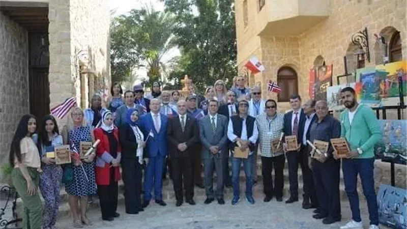 القنصل الروسى يشهد ختام ملتقى أرسينوى بالفيوم