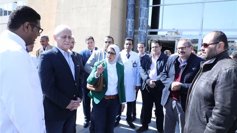 وزيرة الصحة: تسجيل 293 ألف مواطن بمنظومة التأمين الصحي الشامل الجديد بالأقصر (صور)