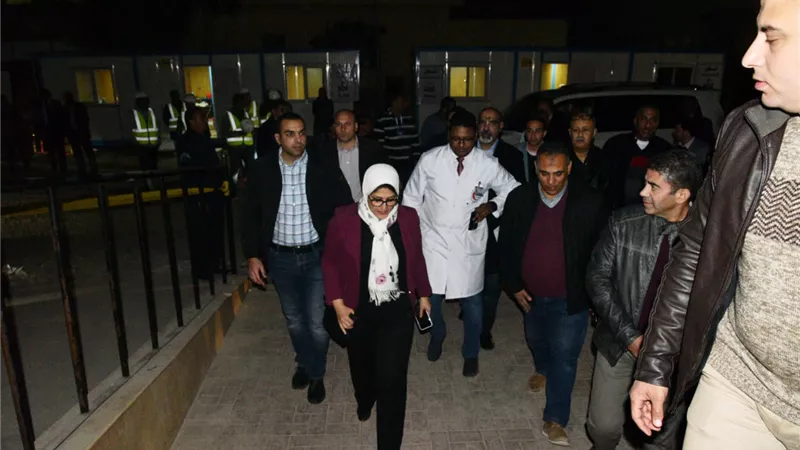 وزيرة الصحة تستكمل جولتها بالأقصر وتتفقد أعمال التطوير بمستشفي الأقصر الدولى | صور