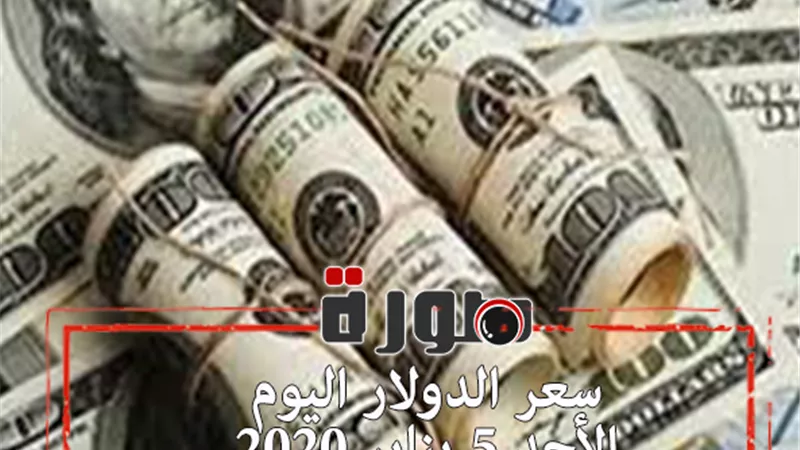 الدولار لايف | سعر صرف الدولار في مصر اليوم الأحد 5 يناير 2020