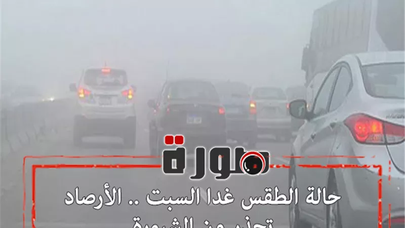 حالة الطقس غدا السبت .. الأرصاد تحذر من الشبورة 