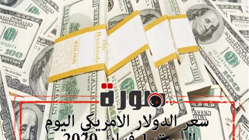 الدولار لايف | سعر الدولار الامريكي اليوم السبت 1 فبراير 2020 
