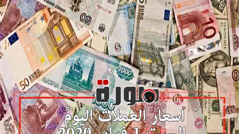 اسعار العملات اليومً السبت 1 فبراير 2020