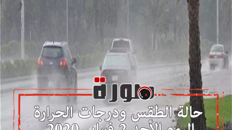 حالة الطقس ودرجات الحرارة اليوم الأحد 2 فبراير 2020 