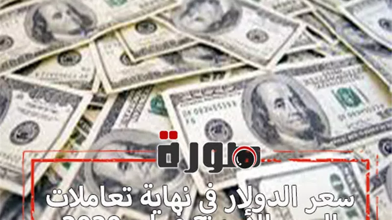 سعر الدولار في نهاية تعاملات اليوم الأحد 2 فبراير 2020