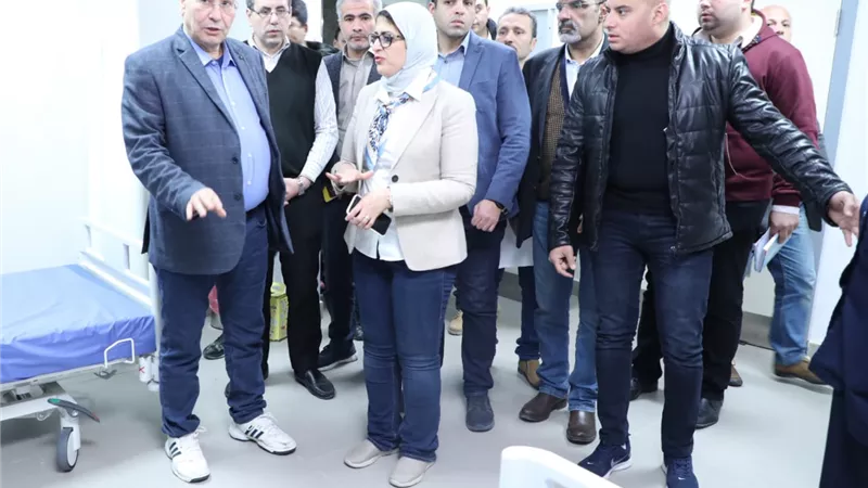 ضمن الاستعدادات لاستقبال المصريين القادمين من الصين..وزيرة الصحة تؤكد جاهزية مستشفى 