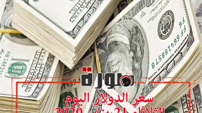 الدولار لايف | سعر الدولار اليوم الثلاثاء 21 يناير 2020