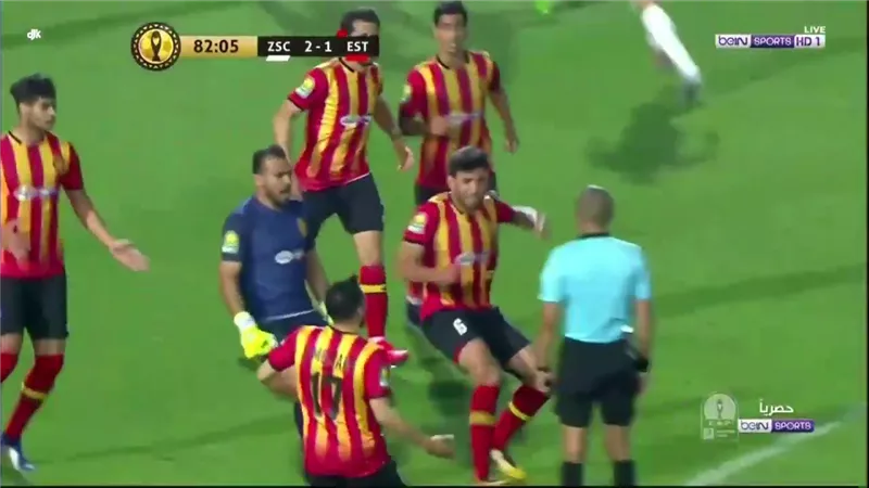 لقطات تذاع لأول مرة لتعدي لاعبى الترجي على الحكم رضوان جيد | فيديو