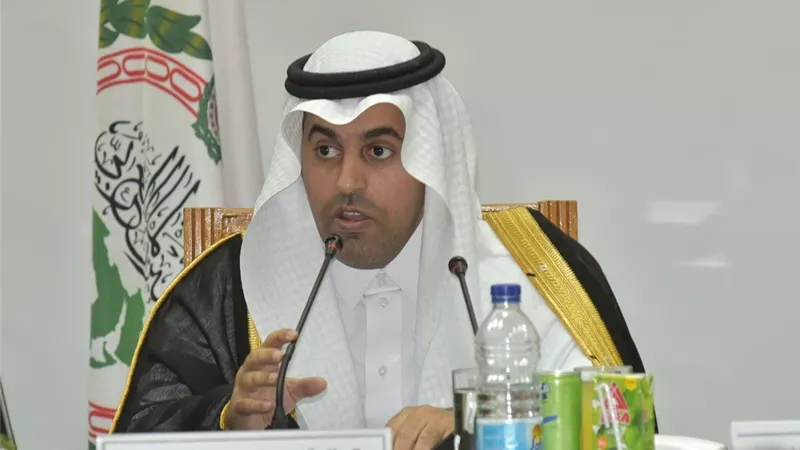 رئيس البرلمان العربي يجدد إدانته للتدخلات الايرانية والخارجية في الشؤون الداخلية للدول العربية | صور