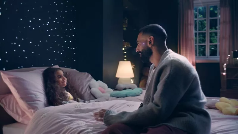 محمد صلاح وابنته كيان في إعلان برنامج 