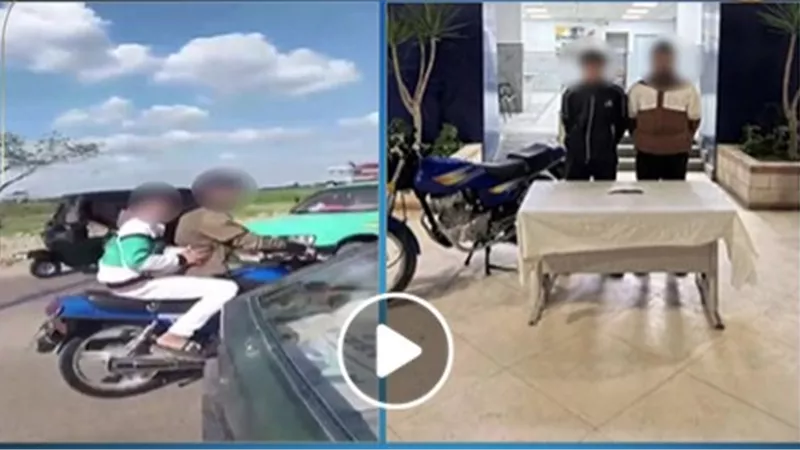 فيديو مثير.. شابان يهددان فتاتين بسلاح في البحيرة | شاهد