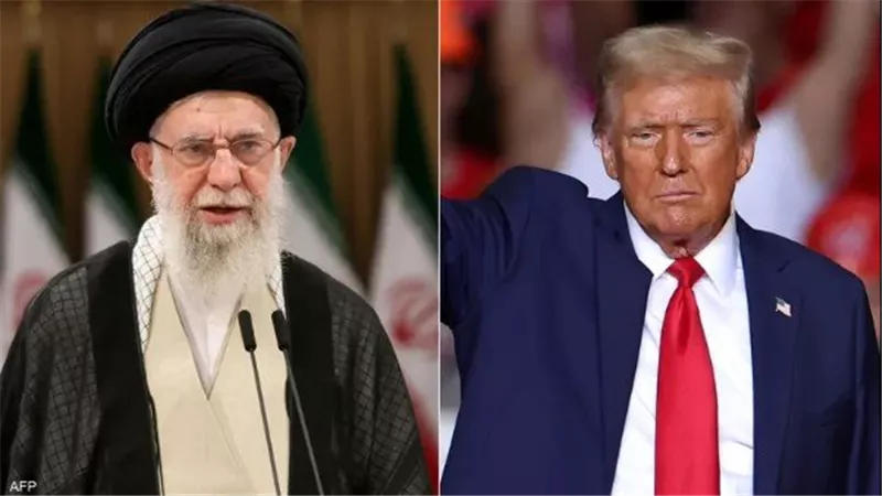  صورة تهز واشنطن.. خامنئي يواجه ترامب بتمثال محطم ويتوعده بمصير الطغاة 