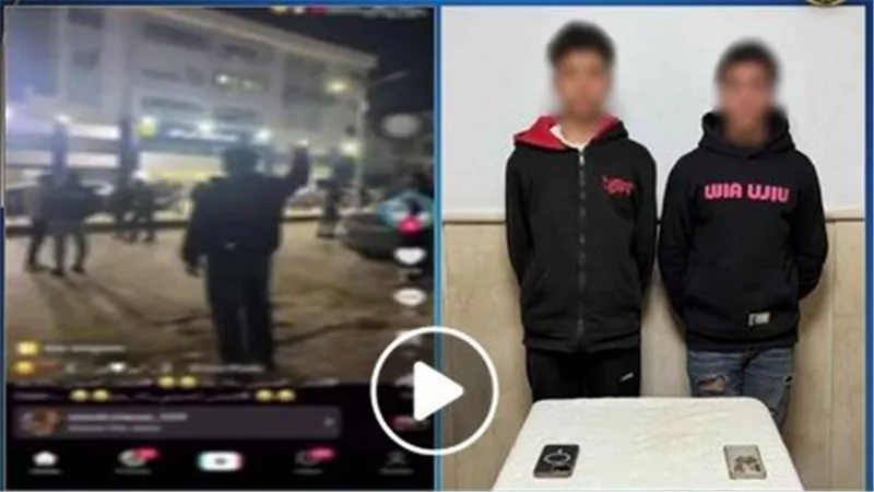 تفاصيل القبض على أصحاب فيديو القيام بحركات غير أخلاقية أمام قسم شرطة في دمياط | شاهد