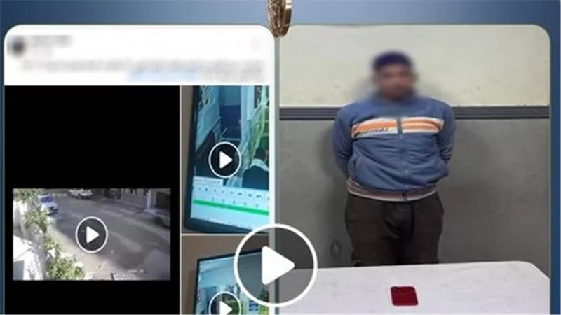 لقطات صادمة.. تفاصيل القبض على عاطل سرق هاتفًا من مسجد بالإسكندرية | فيديو