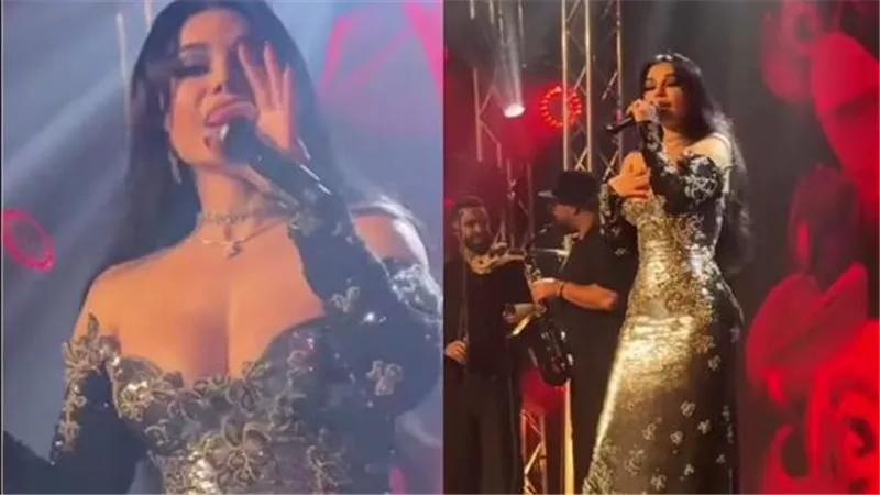  موقف جرئ.. هيفاء وهبي تقطع فستانها لتتمكن من الرقص | فيديو 