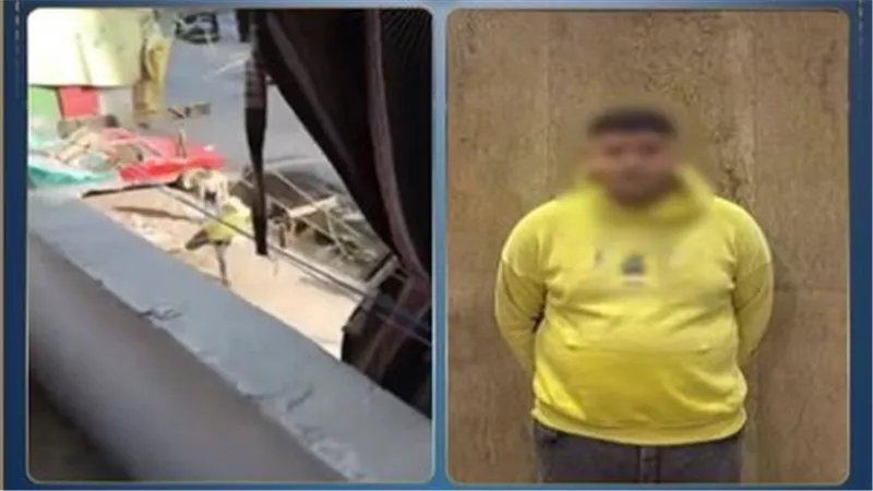 ضربني بالحجارة.. تفاصيل اعتداء سائق حلوان على فتاة