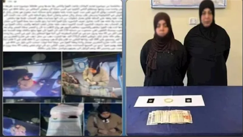 مشغولات ذهبية ومبالغ مالية.. تفاصيل القبض على المتهمتين بسرقة بطاقة الصراف بالجيزة