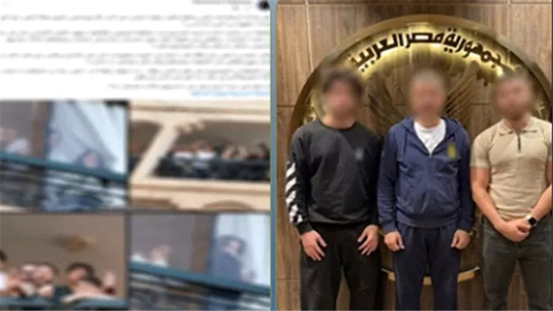 خافوا على العربية فحدفوا مياه.. تفاصيل القبض على أب ونجليه في واقعة أكياس شيراتون | فيديو