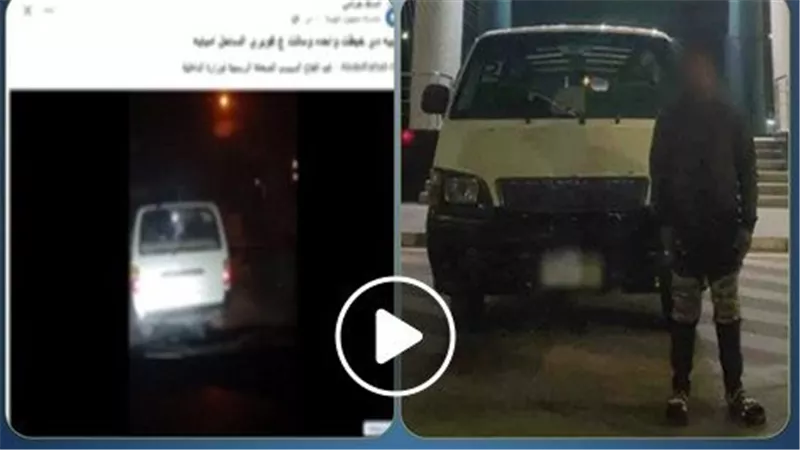من دهس سيدة إلى رواية مختلفة.. حقيقة فيديو هروب ميكروباص أثار الذعر بالجيزة | شاهد