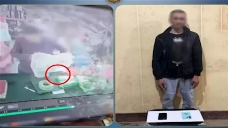 فيديو فضحه.. تفاصيل القبض على حرامي الهواتف بالدقهلية | شاهد