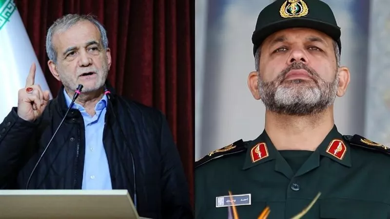 التفاصيل الكاملة لخلاف مسعود بزشكيان وقائد الحرس الثوري