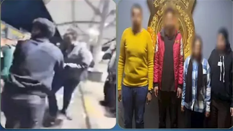 التفاصيل الكاملة.. حقيقة مشاجرة فتاتين وعامل بموقف في الجيزة | فيديو