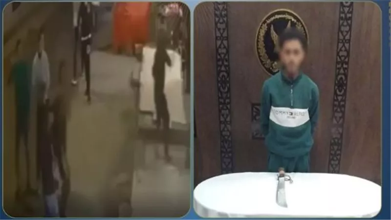 فيديو صادم.. تفاصيل القبض على شاب اعتدى على عامل في الشارع | شاهد