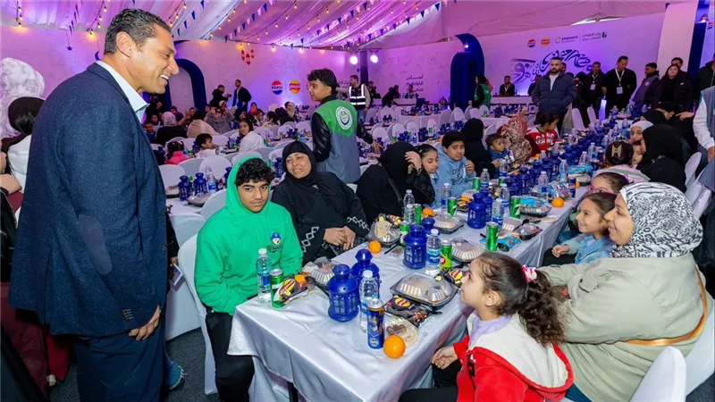 بيبسيكو مصر تشارك أهالى الجيزة إفطارا رمضانيا ضمن جهودها لتقديم مليون وجبة خلال رمضان