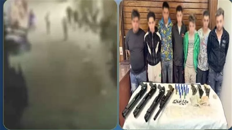 أعيرة نارية وبلطجة.. تفاصيل سقوط 7 مسجلين خطر في شبرا الخيمة | فيديو