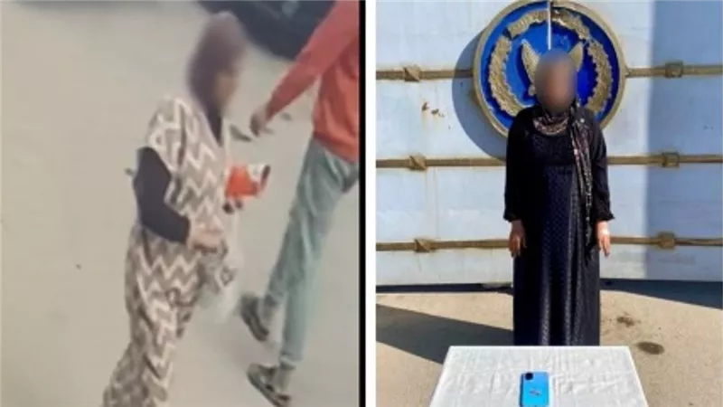  كاميرات المراقبة فضحتها.. تفاصيل القبض على لصة الهواتف في بني سويف 