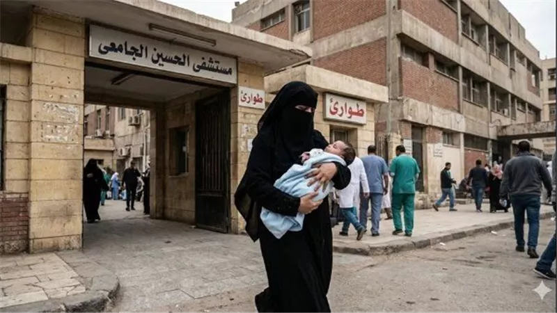 خافت من جوزها..مفاجأة في واقعة خطف رضيعة الحسين الجامعي 