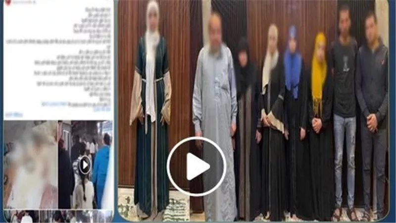 تفاصيل القبض على الزوج وأهليته المتهمين بضرب الزوجة داخل محلها بالقليوبية | فيديو